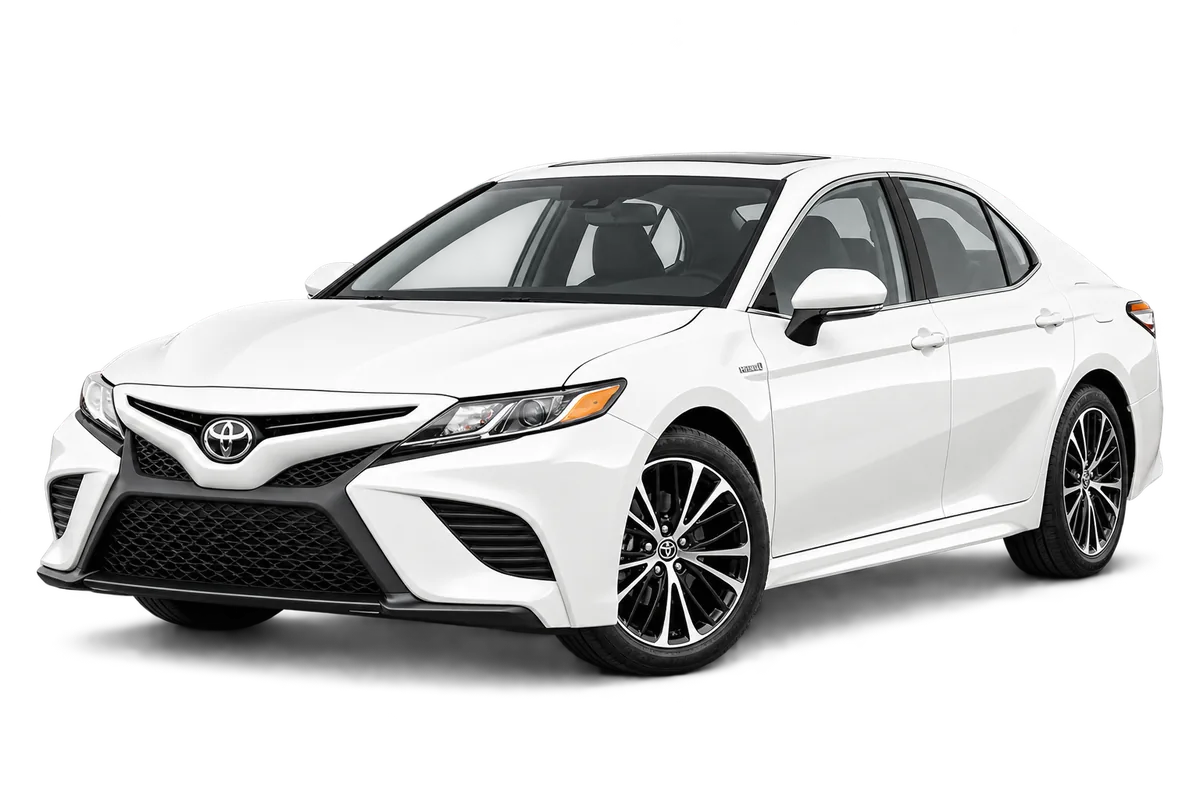 Toyota Camry, representative vehicle; or similar may be supplied