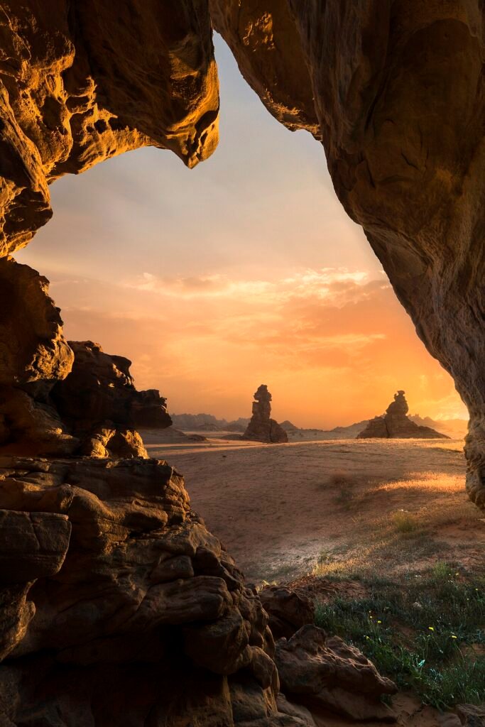 The Al-Musamma Mountains in the Hail region of Saudi Arabia
