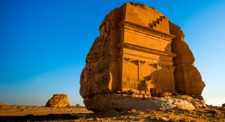 Hegra archaeological site near AlUla, Saudi Arabia
