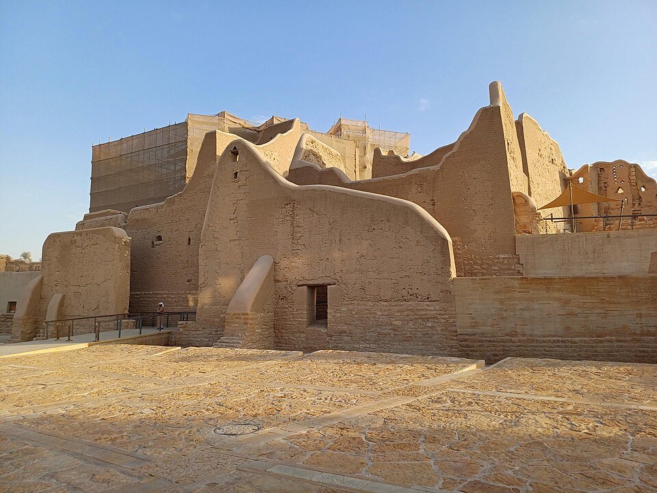 Traditional Najdi mud-brick architecture at At-Turaif, Diriyah