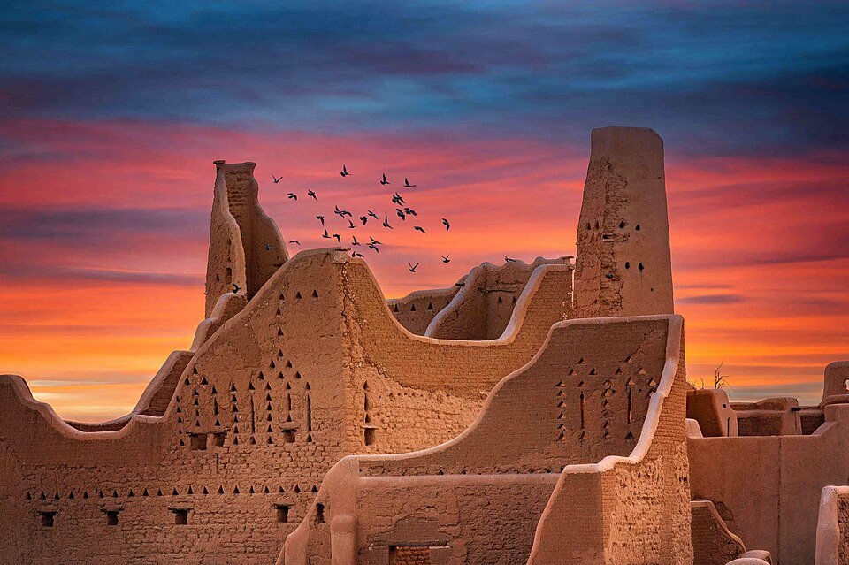 The At-Turaif District of Diriyah, a UNESCO World Heritage Site near Riyadh