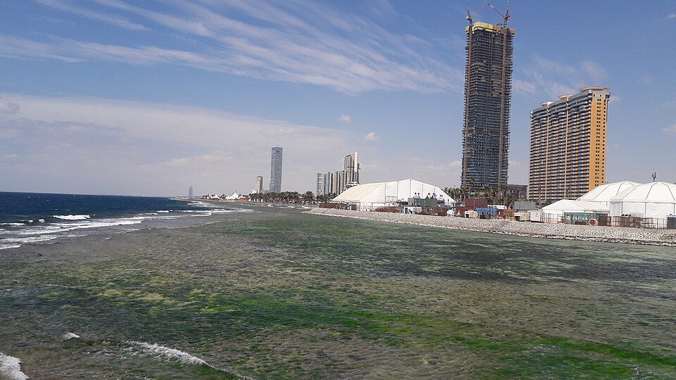 The Jeddah Corniche waterfront, Saudi Arabia