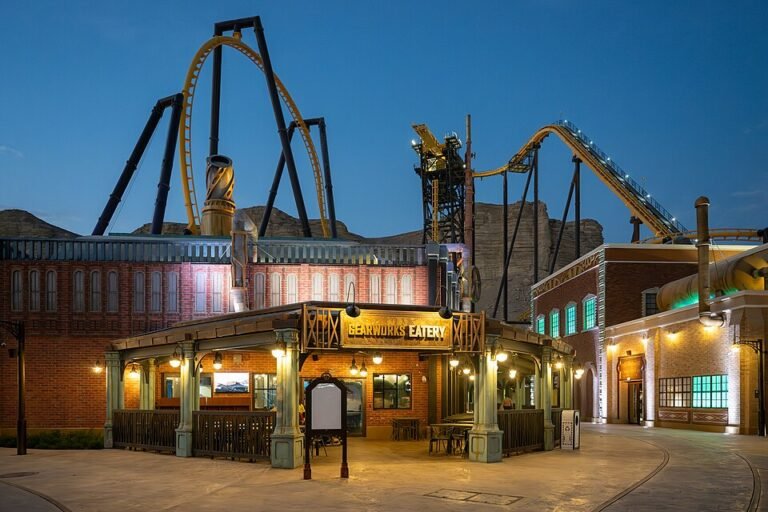 Six Flags Qiddiya City, southwest of Riyadh, Saudi Arabia