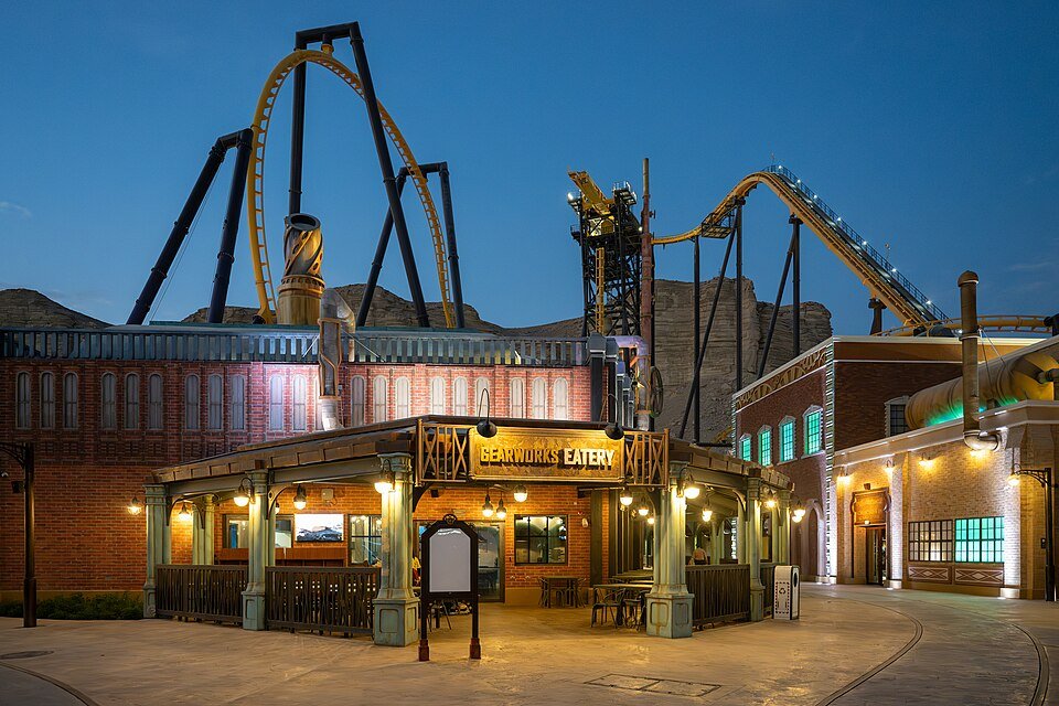 Six Flags Qiddiya City, southwest of Riyadh, Saudi Arabia