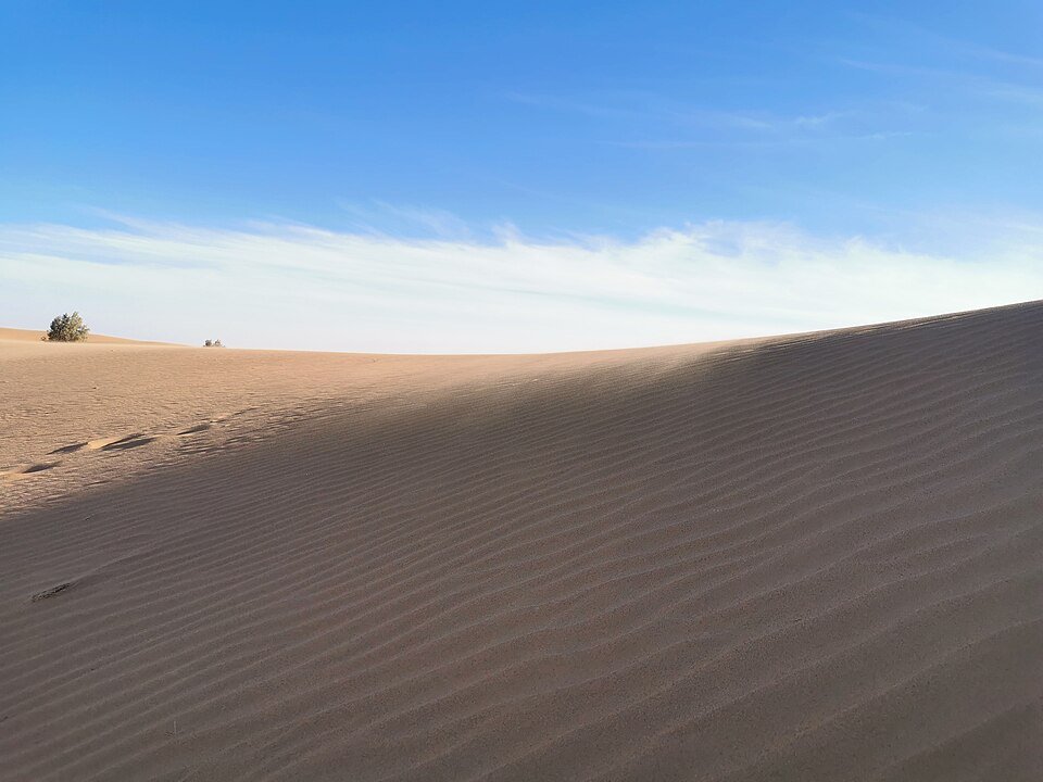 Desert landscape near Tabuk, Saudi Arabia