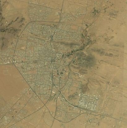 The city of Hail in northern Saudi Arabia