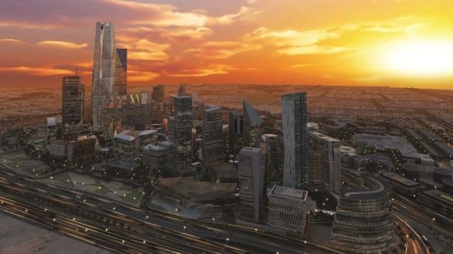 The King Abdullah Financial District in Riyadh, Saudi Arabia