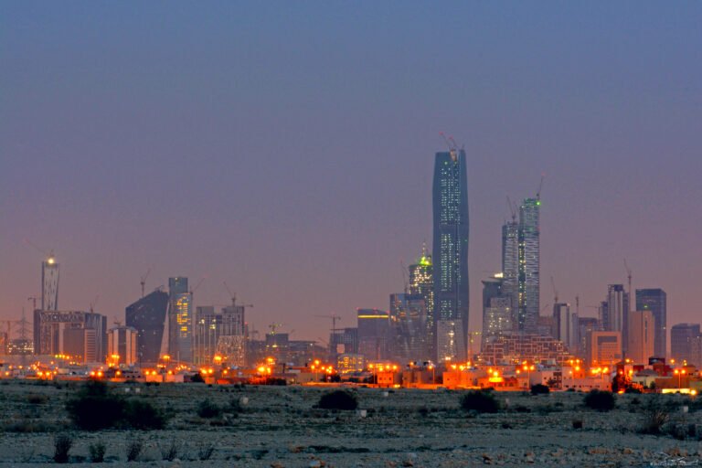 Riyadh business district, a common base for solo business travellers