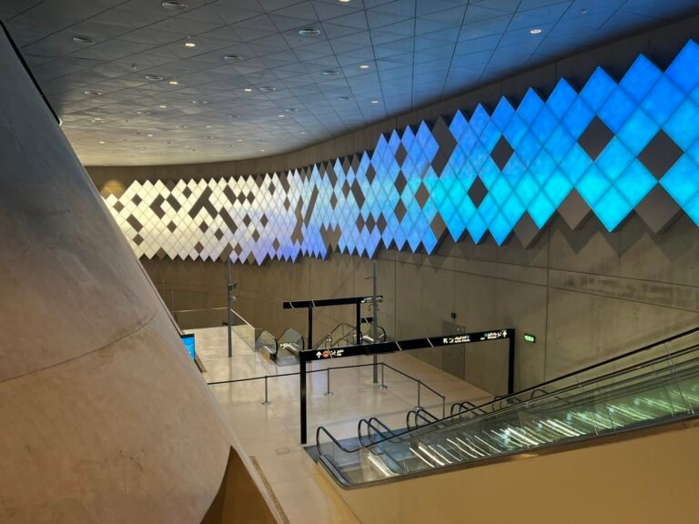 Qasr Al Hokm Riyadh Metro station, part of the network that opened in December 2024