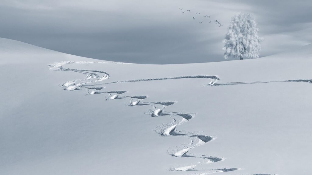 Mountain Snow Winter Landscape - Saudi Cab Co ground transport guide