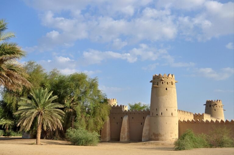Historic mudbrick architecture typical of the Diriyah heritage area near Riyadh