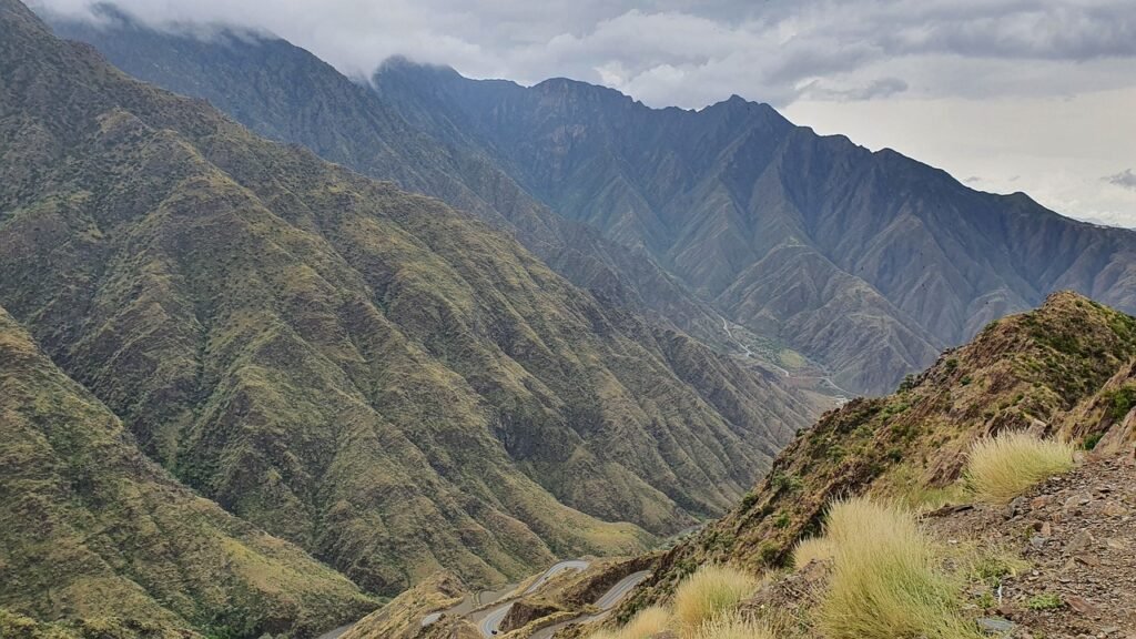 Mountain scenery in the Aseer region near Abha