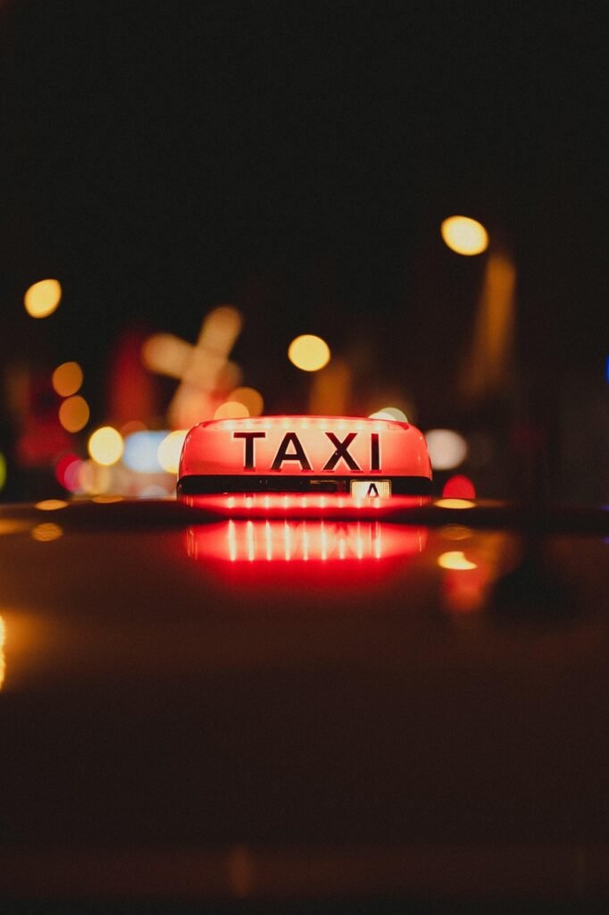 Taxi Sign Street - Saudi Cab Co ground transport guide