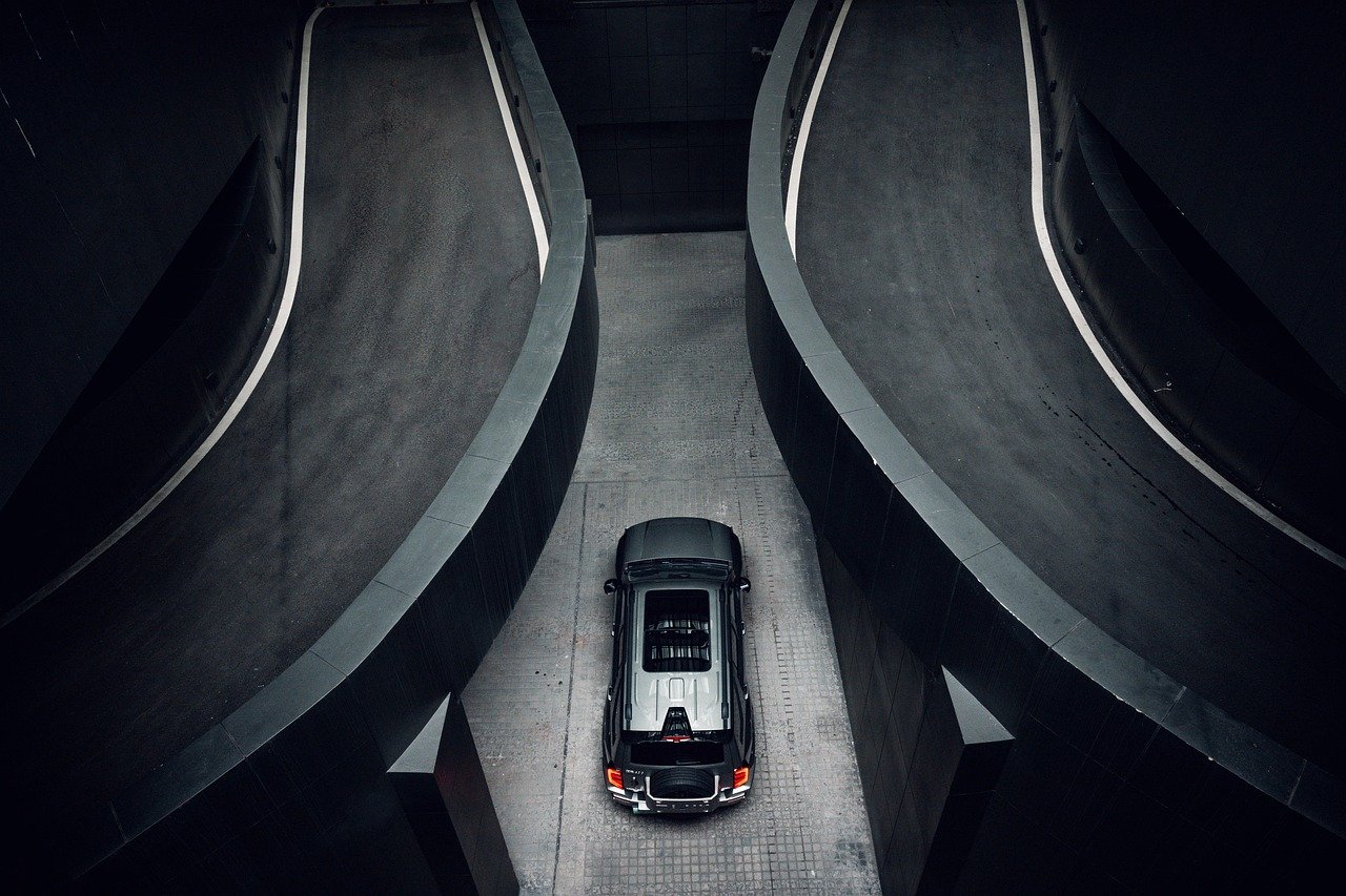 A row of vehicles representing the range of transport options available (wider view)